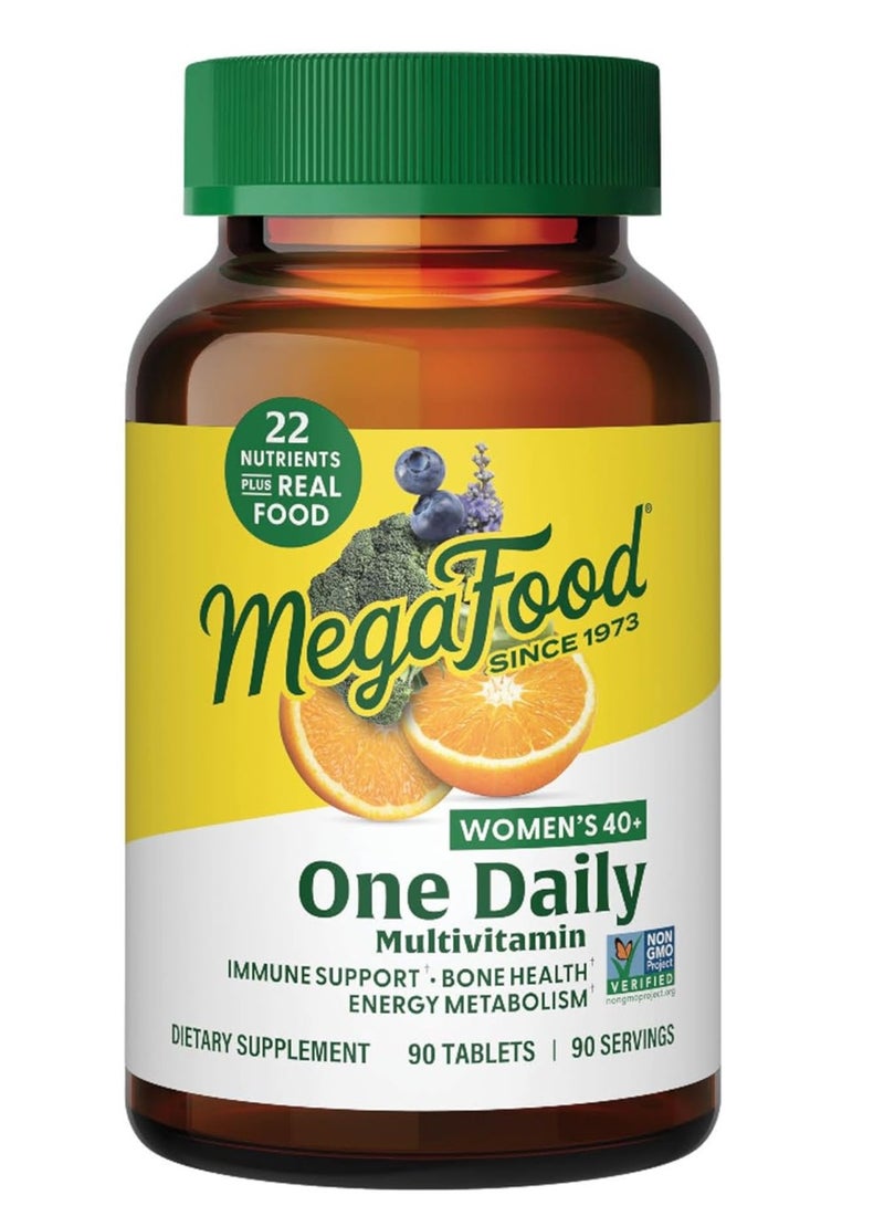 ميغافود 40 قرصًا واحدًا من الفيتامينات اليومية للنساء لدعم صحة العظام، 90 قرصًا