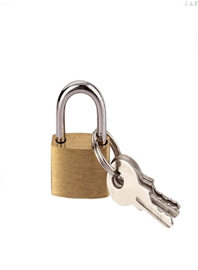 TOOLBUX أقفال صغيرة من Toolbux مع مفاتيح، أقفال صغيرة للأمتعة، حقائب الظهر، حقائب الصالة الرياضية، صندوق المجوهرات، المذكرات، قفل أمان، قفل سفر (5 قطع). - Image 3