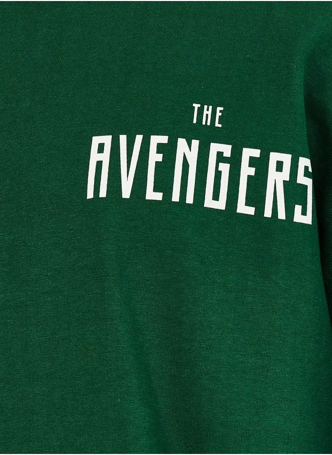 Styli Avengers Vader Character Print Oversized Hoodie