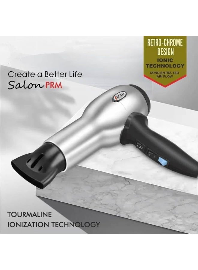 إنزو مجفف شعر احترافي 1845واط اداة تصفيف الشعر المنزلية عالية القوة EN-8225 - Image 4