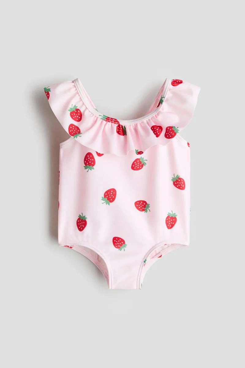 H&M Frill-trimmed swimsuit