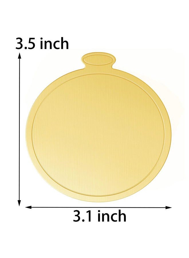 Hulless 100 Pcs Gold Cake Boards Mini Round Cake Cardboard 3 Inch for Mousse Cupcake, Cake Dessert, Cake Decorating, 8cm - Image 2