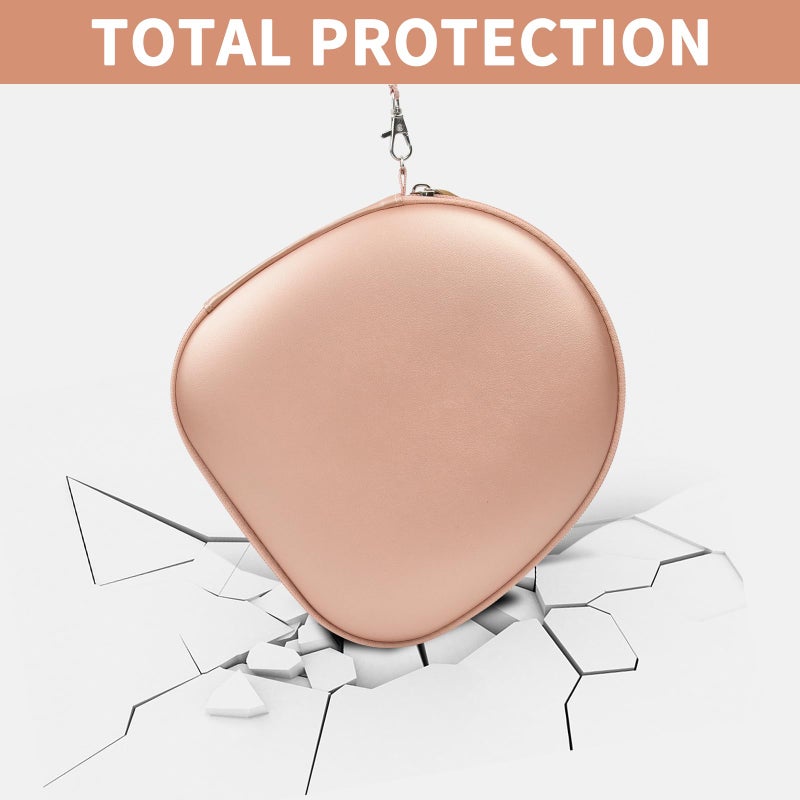 PAIYULE Headphone Case for Sony WH-CH720N WH-CH520 WH-1000XM4 for Soundcore Q20i Q20 Q30 for JBL Tune 720BT 510BT Noise Canceling Headphones, Wireless Headset Travel Bag (Box Only)(Rose Gold) - Image 5