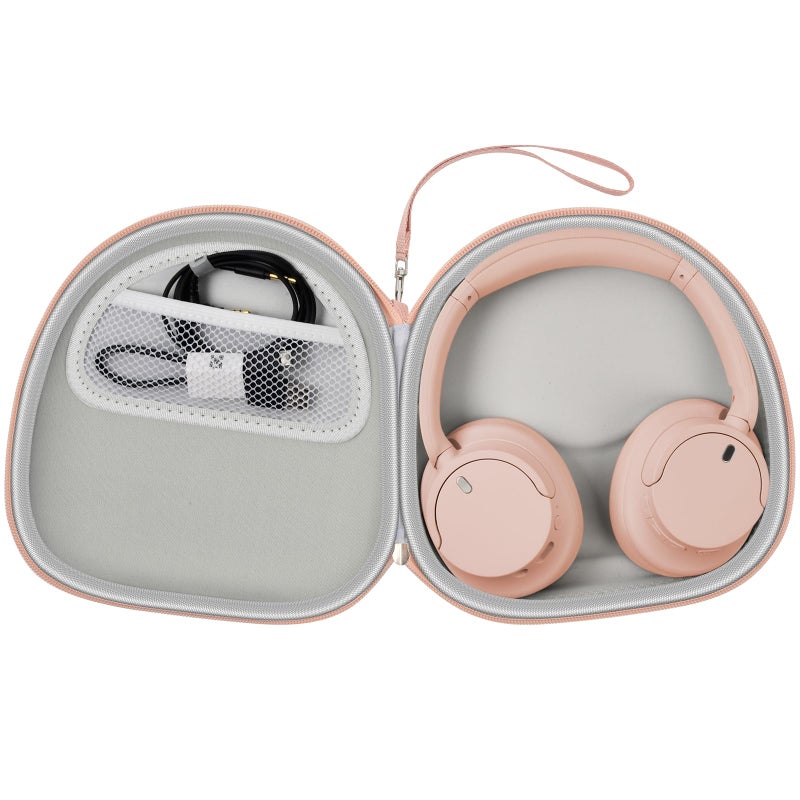 PAIYULE Headphone Case for Sony WH-CH720N WH-CH520 WH-1000XM4 for Soundcore Q20i Q20 Q30 for JBL Tune 720BT 510BT Noise Canceling Headphones, Wireless Headset Travel Bag (Box Only)(Rose Gold) - Image 1