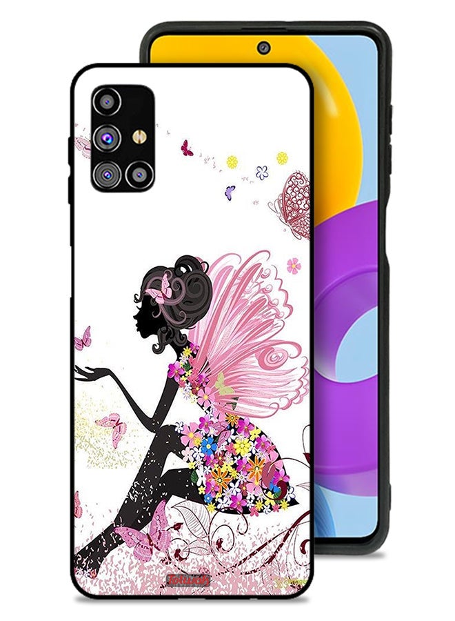 Tolwak Samsung Galaxy M31s Protective Case Cover Butterfly Girl Artwork - Image 1