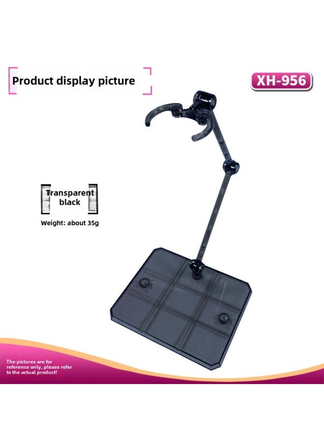 HG/RG/BB/SDrobot Soul Bracket Clip Waist Suitable For Gundam Model Hand Doll SHF Saint-Color:Xh-956: Transparent Black Bracket  - Image 1