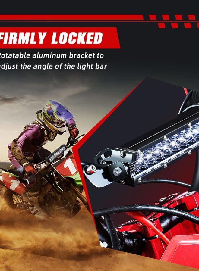 NACORE MX650 Headlight, 60W 2500LM Universal Dirt Bike LED Headlight Light Bar for MX650/500 Dirt Rocke.t And More Dirt Pit Bikes, ATVs, Minibikes, Electric Dirt Bikes - Image 5