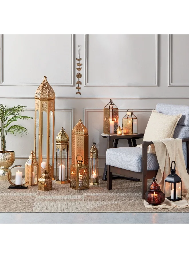 هوم بوكس فانوس معدني مزخرف بنمط عتيق  ×  ×  سم