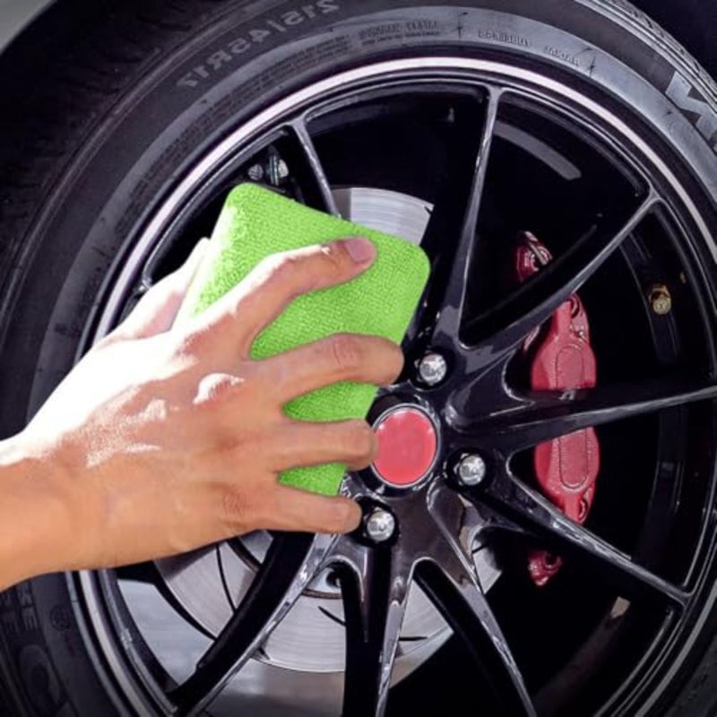 Microfiber Applicator Pads, Scratch-Free Car Wash Sponge for Cleaning, Premium Wax Foam Applicator Pads for Car Detailing, 5"x3", 8 Pack - Image 4