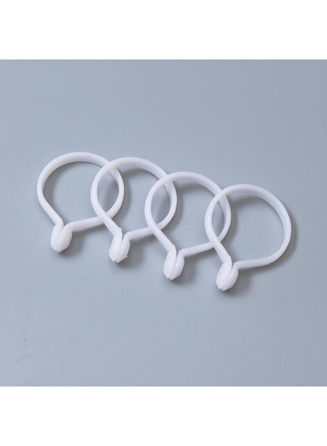 Mingju Curtain Finished Hanging Ring Roman Rod Special Activity Buckle Hanging Ring Shower Curtain Ring Curtain Rod Accessories Open Hanging Ring 20 Pieces Pack - Image 4