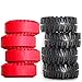 REDSPIDER 19 Crawler Tires4PCS Silicone Rubber Insert Mud 19 Tires OD 465 for 110 RC Crawler Car TRX4 TRX6 Axial SCX10 90046 SCX10 III AXI03007 Tamiya CC01 D90 D110 - Image 2
