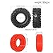 REDSPIDER 19 Crawler Tires4PCS Silicone Rubber Insert Mud 19 Tires OD 465 for 110 RC Crawler Car TRX4 TRX6 Axial SCX10 90046 SCX10 III AXI03007 Tamiya CC01 D90 D110 - Image 4