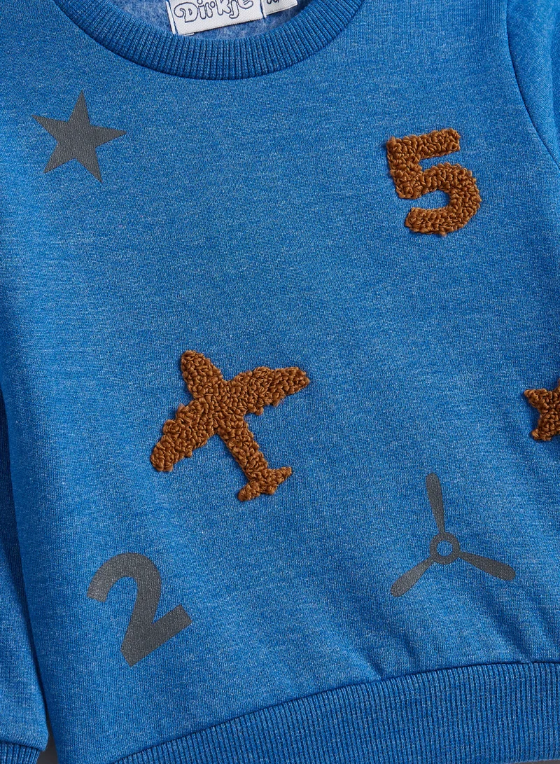 ديركجي Dirkje Bright Blue Top and Cargo pant set