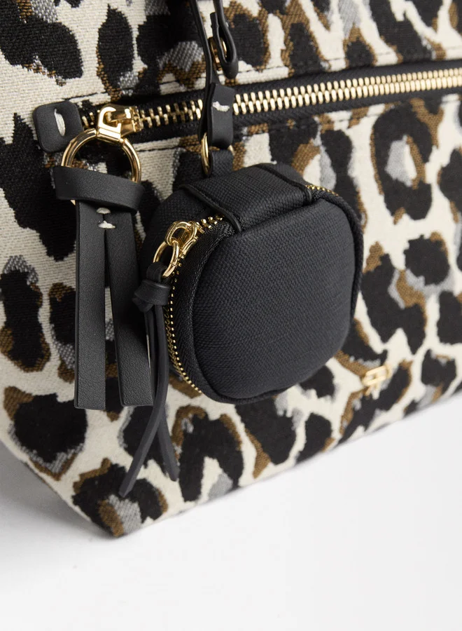 PARFOIS Leopard Print Tote Bag