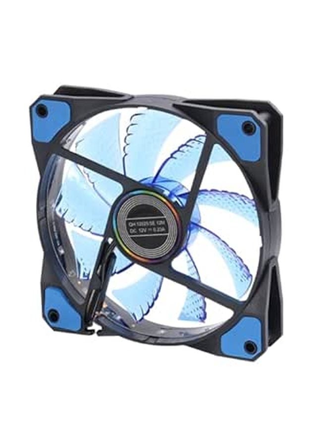 Blue 12cm Silent PC Case Fan LED Cooling For Computer Internal Components - Image 1