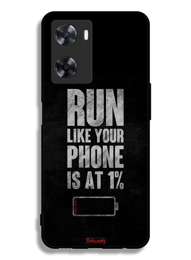 Tolwak Oppo A57s Protective Case Cover Run Like Your Phone Is At 1 Percent - Image 2