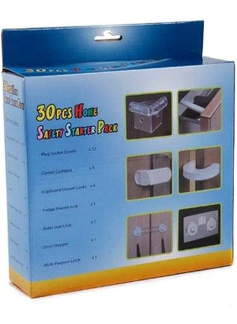 30 PCS Home Safety Starter Pack – Baby Proofing Kit for Furniture, Corners & Electrical Outlets - Image 2