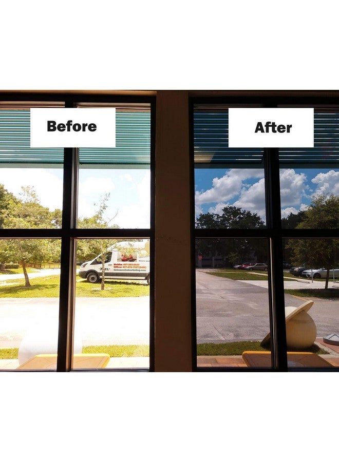 Niviy Niviy One Way Window Film Daytime Privacy Mirror Effect Reflective Window Tint for Home Self Adhesive UV Sun Blocking Heat Control Glass Door Films 17.5 x 78.7 inches Silver  - Image 3