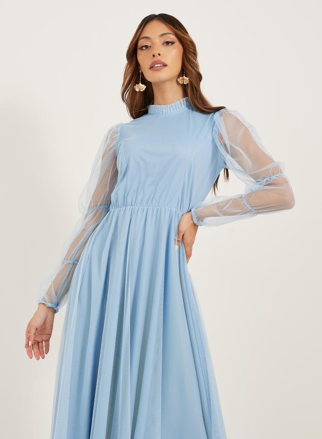 Styli Tulle Overlay Dress  - Image 3