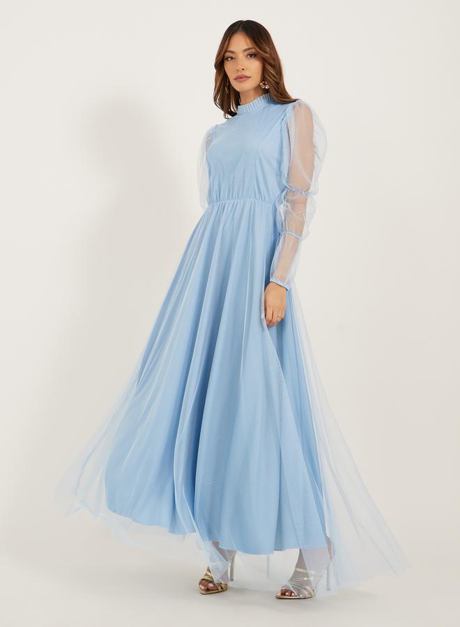 Styli Tulle Overlay Dress  - Image 2