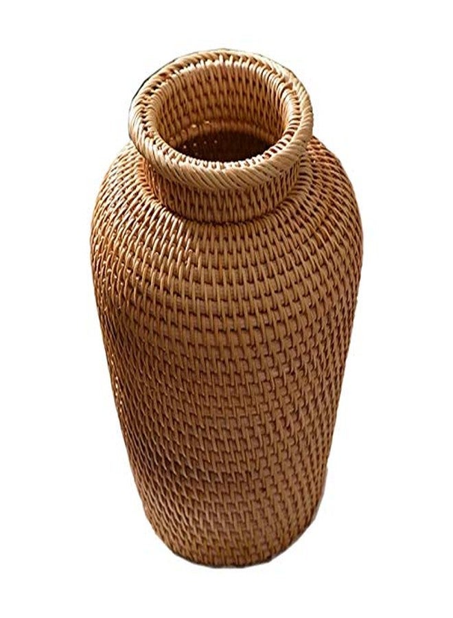 KODENG Autumn Rattan Woven Vase Art Vase Fashion Tabletop Decoration Plants Flower Pot Faddish Home Gardening Supplies Flower - Image 1