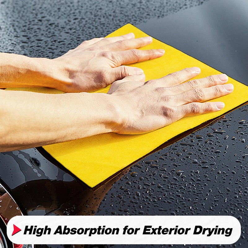 FIXSMITH منشفة تنظيف ميكروفايبر FIXSMITH، 100 قطعة من مناشف المتاجر، قماش ميكروفايبر لتنظيف السيارة، قطع تنظيف ماصة متعددة الاستخدامات للتدبير المنزلي، قماش غبار للمكتب، مناشف غسيل السيارات، 12 بوصة × 12 بوصة - Image 5