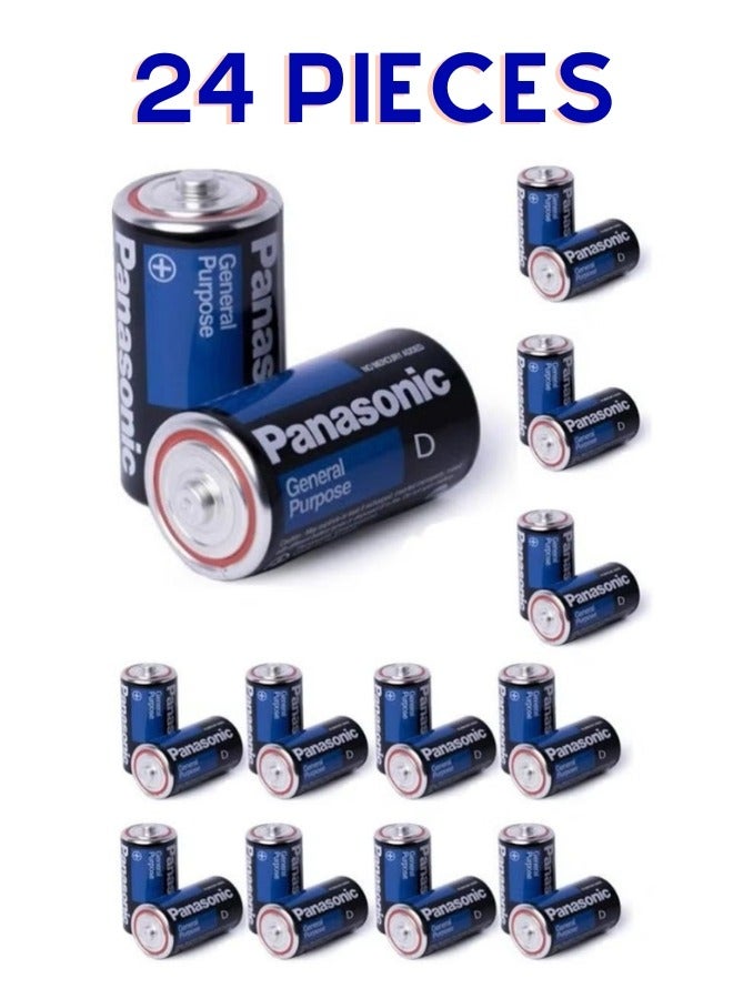 Panasonic Panasonic General Purpose D Battery (24 Pieces)