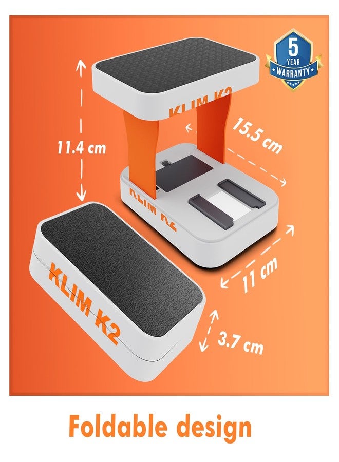 KLIM K2 Mobile Film Scanner 35mm - Free APP - Positive & Negative Converter, Slide & Photo Digitizer, 35mm Color Developing Kit Essential - Top Choice for Preserving Old Photos - Orange & Grey - Image 4