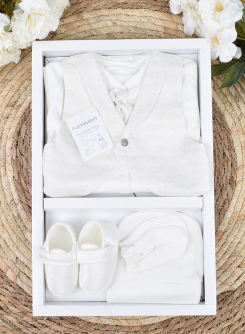 4-Piece Baby Suit Set with Gift Box