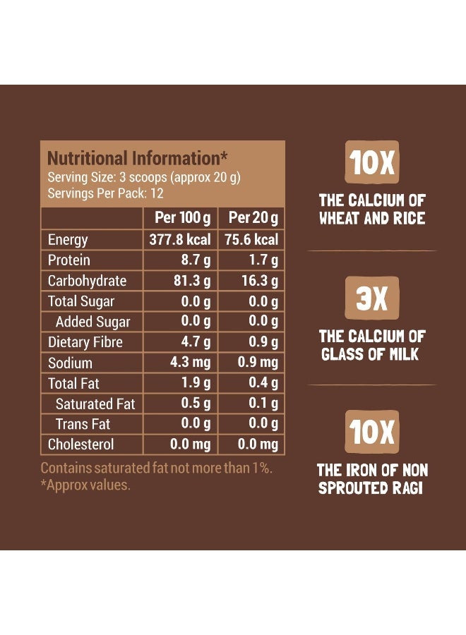 Slurrp Farm Slurrp Farm Organic Sprouted Ragi Powder - Image 5