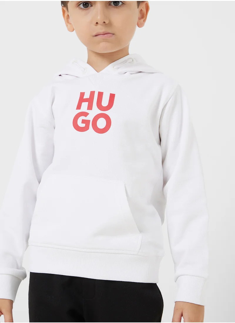 HUGO Kids Logo Hoodie