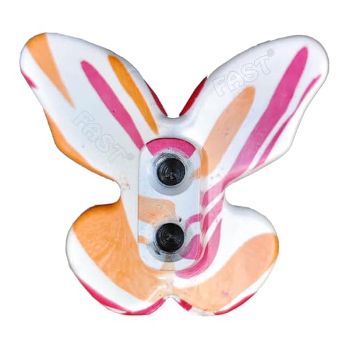 FAST Butterfly Colourful Pull Knob Handle for Furniture Cabinet Drawer & Door (4, Multi Bubble) - Image 3