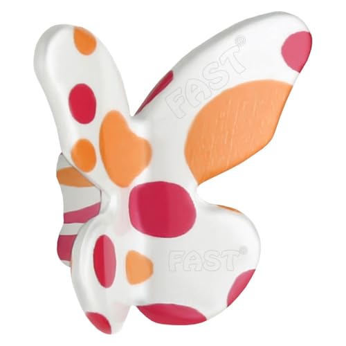 FAST Butterfly Colourful Pull Knob Handle for Furniture Cabinet Drawer & Door (4, Multi Bubble) - Image 2