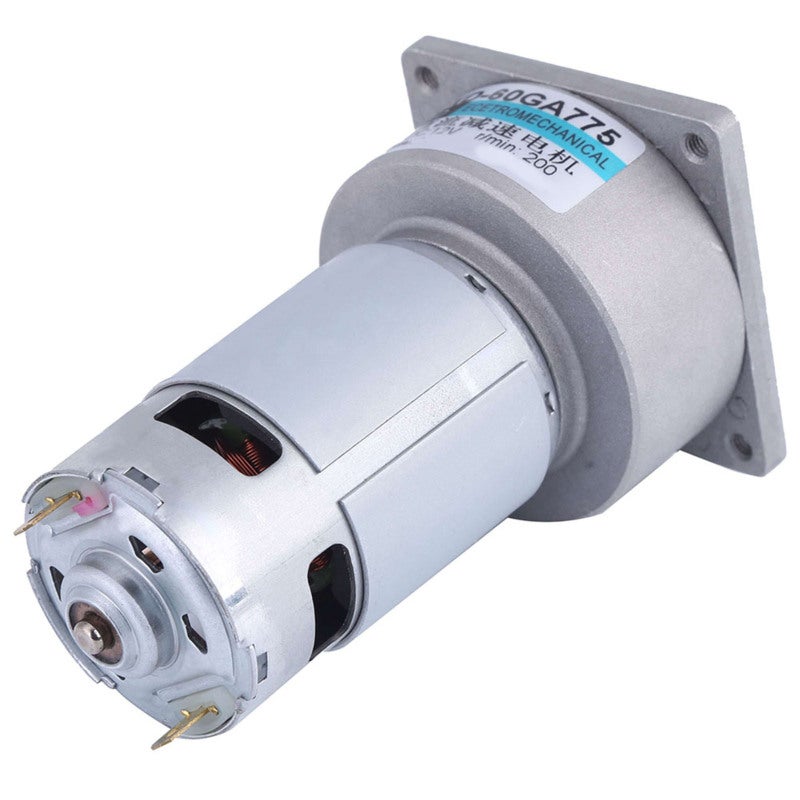 XD DC Geared Motor: 12V 35W, High Torque Low Noise, Pure Copper Coil Metal Gear - Long Service Life, Brush DC Motor for Grill Automatic Doors and Windows - Image 2