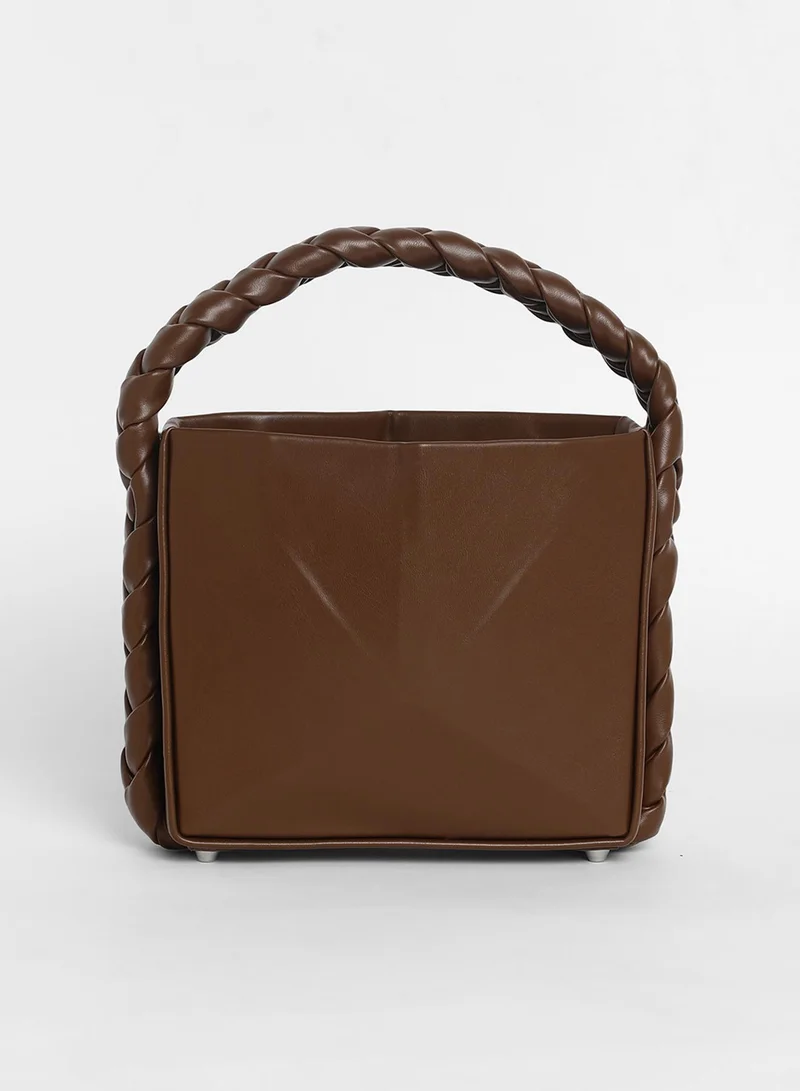Haute Sauce  Women's The Kaleidoscope Bucket Bag - Chocolate Brown for Women | Best Price UAE