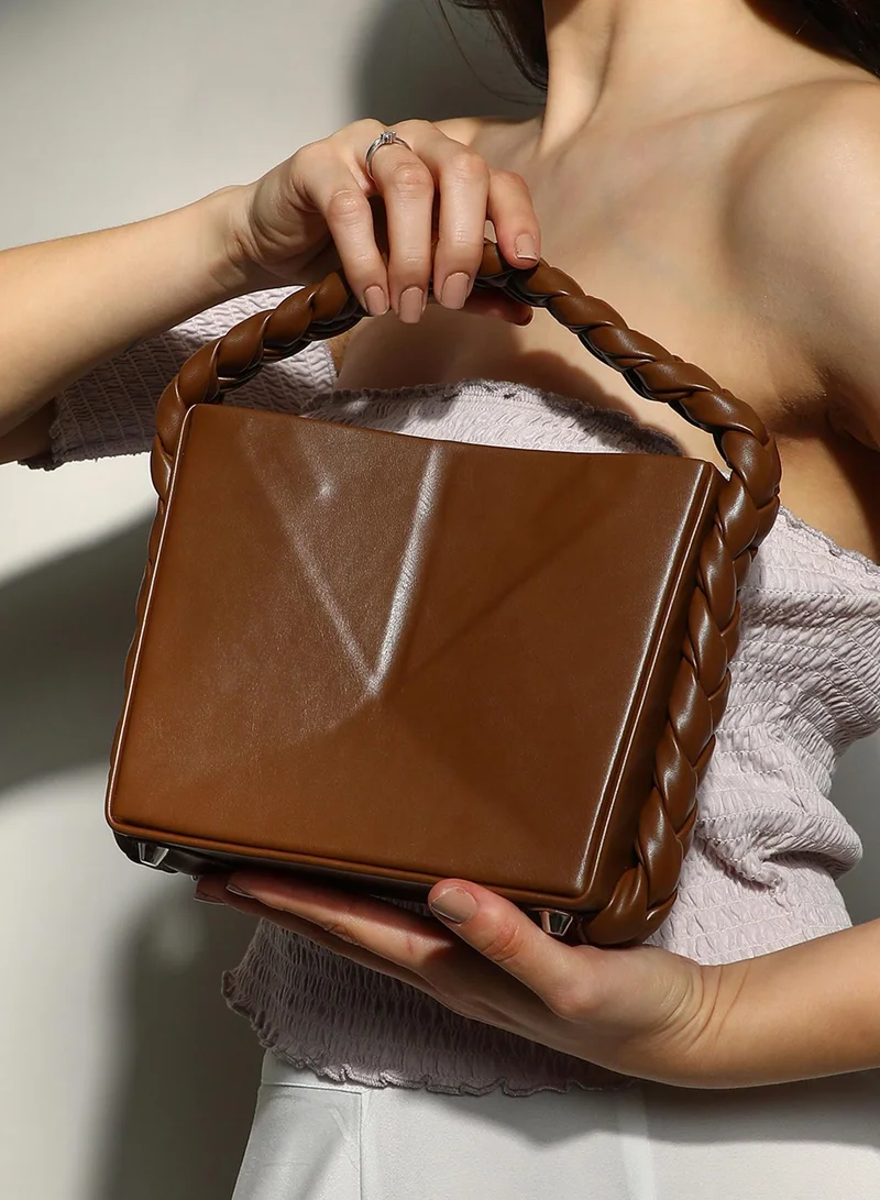 Haute Sauce  Women's The Kaleidoscope Bucket Bag - Chocolate Brown for Women | Best Price UAE