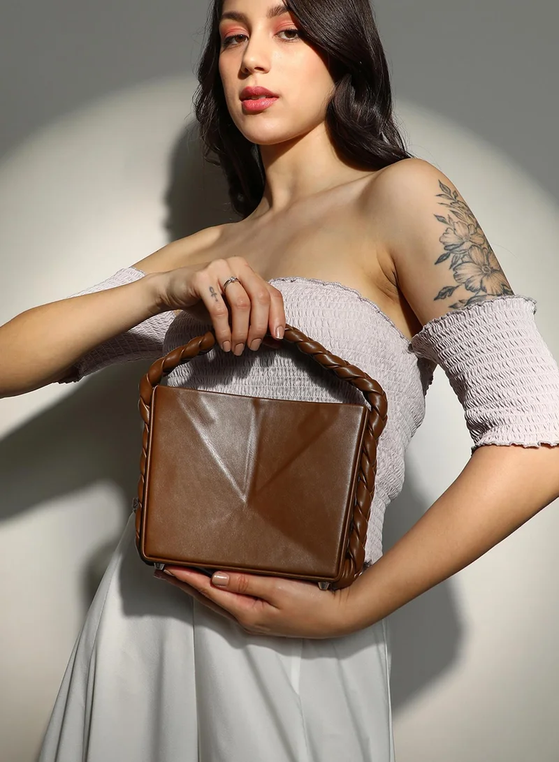 Haute Sauce  Women's The Kaleidoscope Bucket Bag - Chocolate Brown for Women | Best Price UAE