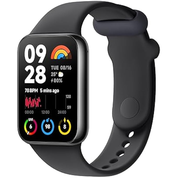 rayihni Smart Band 8 Pro Black - Image 1
