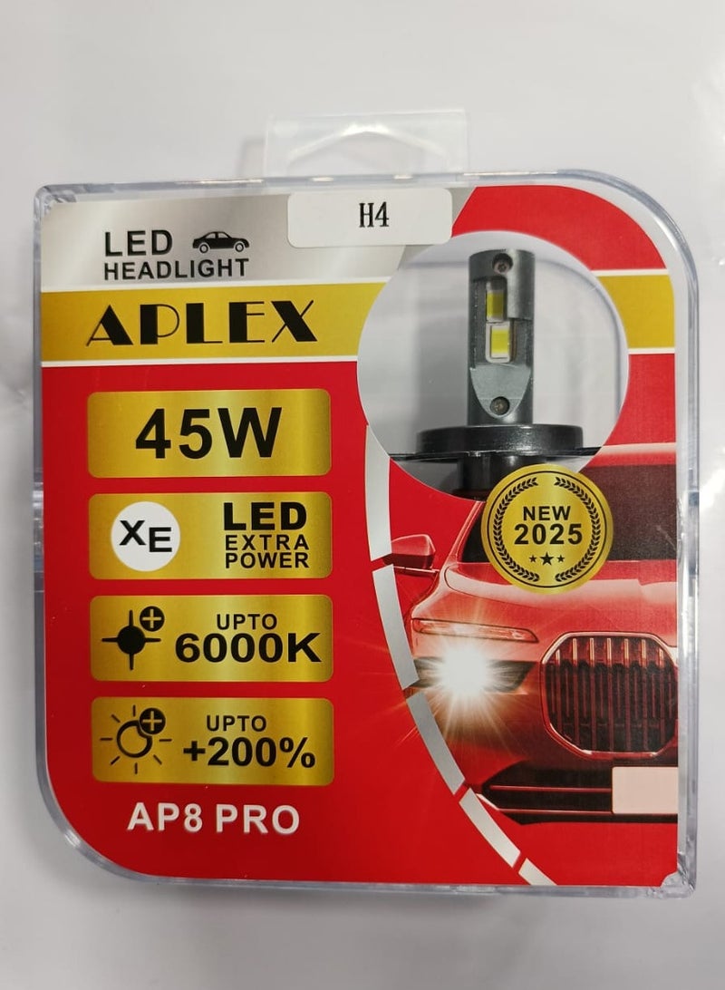 Aplex Aplex AP8-pro headlight bulb size: H4  - Image 1