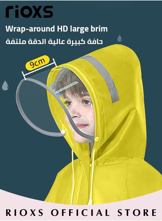 Kids Boys Girls Toddler Raincoat With School Bag Cover Long Cartoon Rainwear Rain Ponchos With Hoods Rain Jacket Cape Reusable For Outdoor Climbing Cycling Hiking Camping - pzsku/Z95D32D64E5A921071AF3Z/45/_/1724739022/883c3375-2d34-423f-a90c-ea68839acfd3