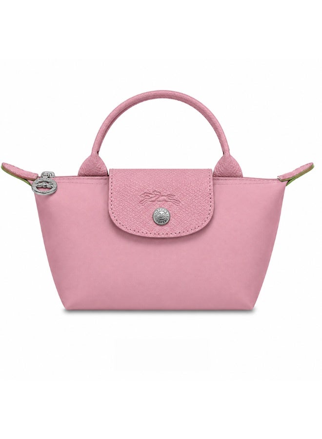 Longchamp Eco Tone Pink Mini Dual-Use Handheld & Crossbody Bag - Image 1