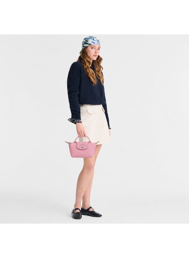 Longchamp Eco Tone Pink Mini Dual-Use Handheld & Crossbody Bag - Image 2