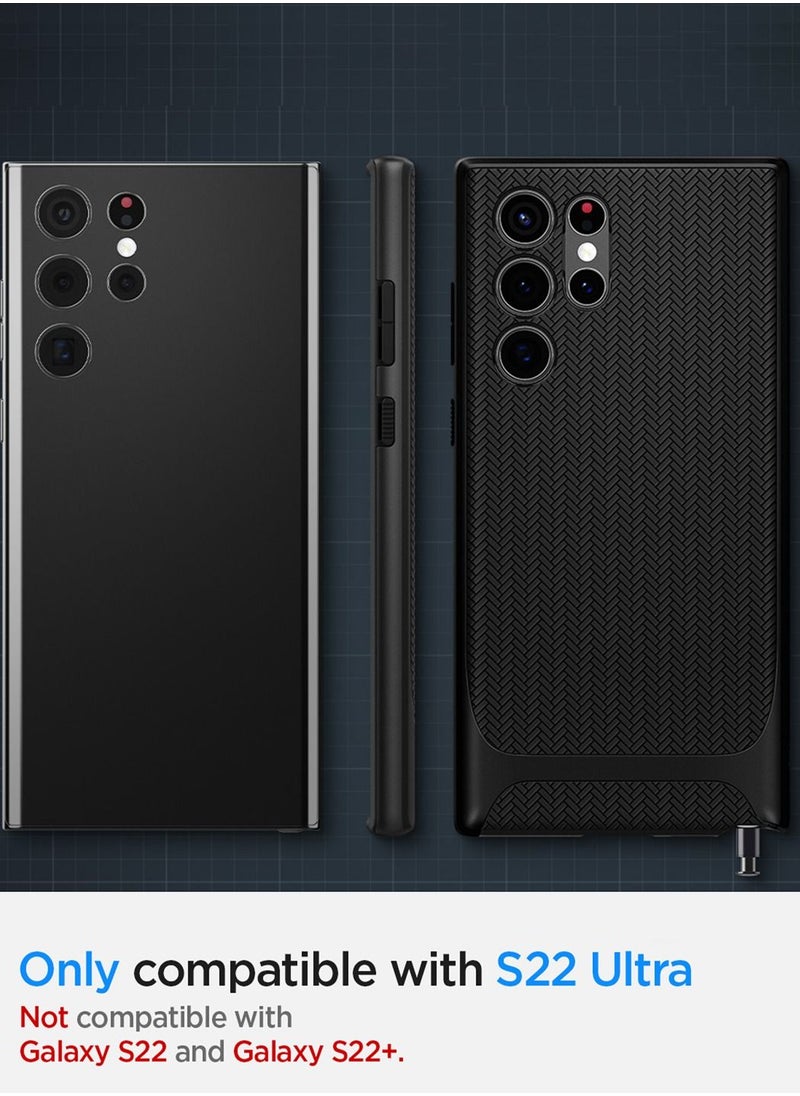 Spigen - Neo Hybrid Case Cover for Samsung Galaxy S22 ULTRA (2022) - Black - Image 1