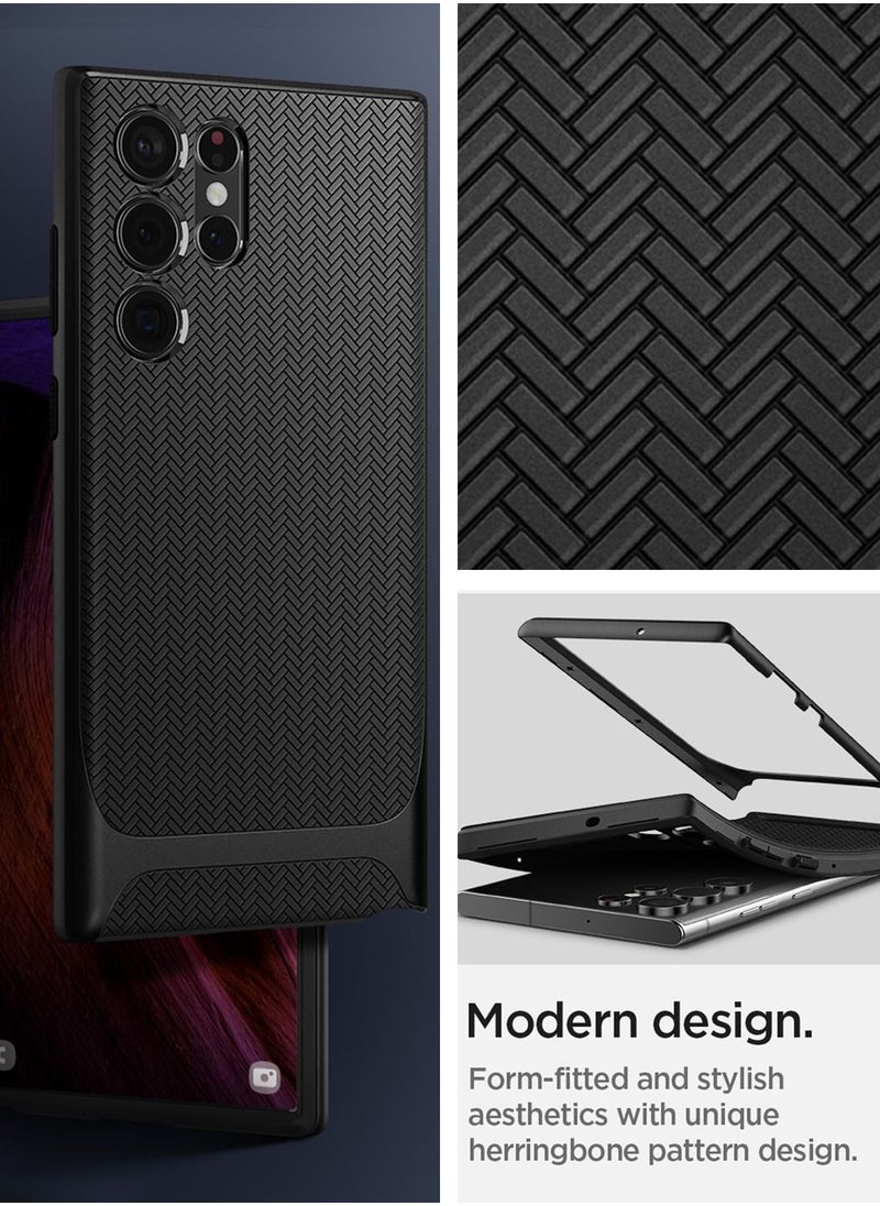 Spigen - Neo Hybrid Case Cover for Samsung Galaxy S22 ULTRA (2022) - Black - Image 1