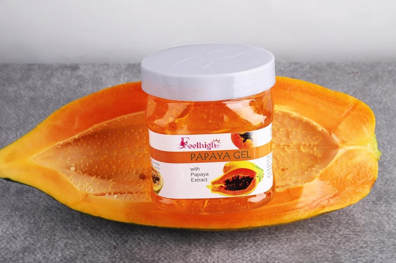 Feelhigh Papaya Skin Purifying Gel Combo Pack 4 Enriched with Papaya Extract 500ml Deep Cleansing Refreshing Facial Gel for All Skin Types Men Women - Image 5