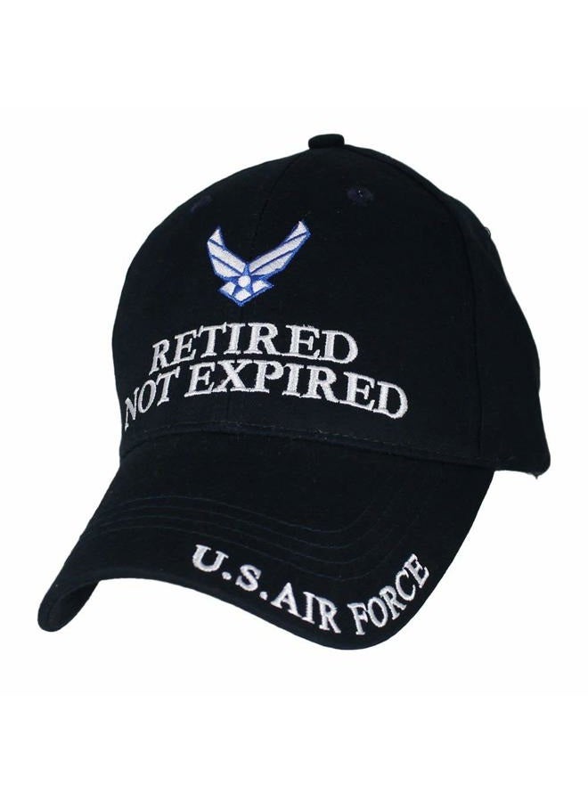 U.S. Air Force Retired Not Expired Baseball Cap. Navy Blue