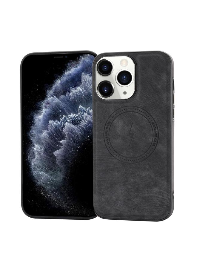 Zaboon Case For iPhone 11 Pro Max Side PU Hybrid TPU Magsafe Phone Case - Image 1