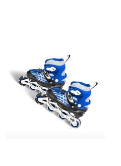 ENDLESS  EL1025 Inline Adjustable Skates Medium Size 34 EUR (UK 1.5) - 38 EUR (UK 5) for 6 to 12 Years | Aluminium Chassis and 70 mm PU Wheels | Front Wheel Flash, ABEC 7 Bearings | In-Outdoor  - Image 2
