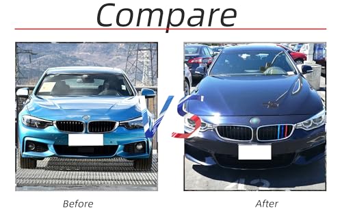 RPERZ Grille color stripes compatible with bmw accessories 4 Series 2014-2019 F32 F33 F36 9-Beam - Image 5