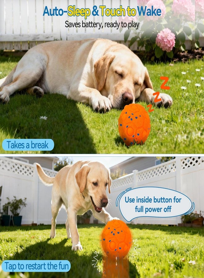 Newget Interactive Dog Toy Ball with Remote, 3 Modes Smart Moving Dog Balls with Touch Wake-Up, Automatic Bouncing/Rolling Chew-Resistant Ball for Medium & Large Dogs to Keep Busy, Indoor/Outdoor - Image 4
